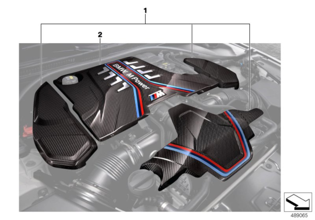 2018 BMW M5 M Performance Parts Diagram 2