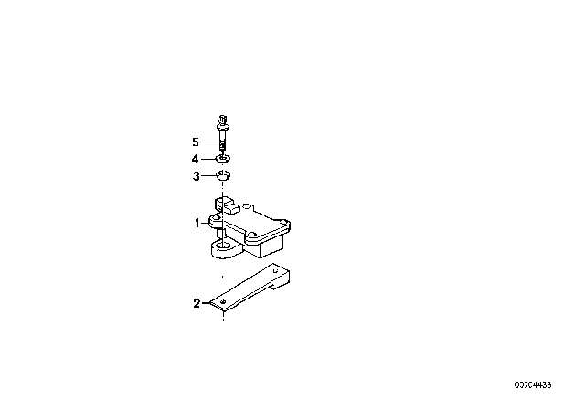 1990 BMW 325ix ABS - Accelerator Sensor Diagram