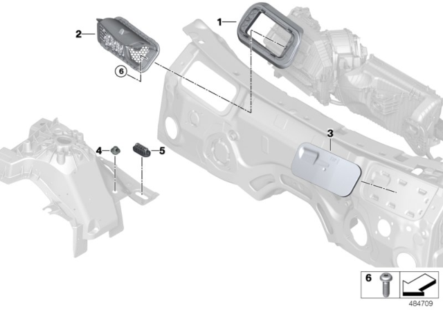 2019 BMW X3 Air - Inlet Duct, Engine Compartment Diagram