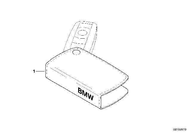 2007 BMW 328i Key Fob Diagram