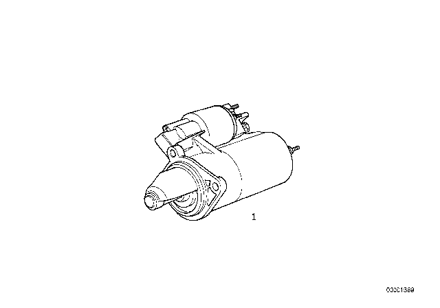 1987 BMW 325e Starter Diagram