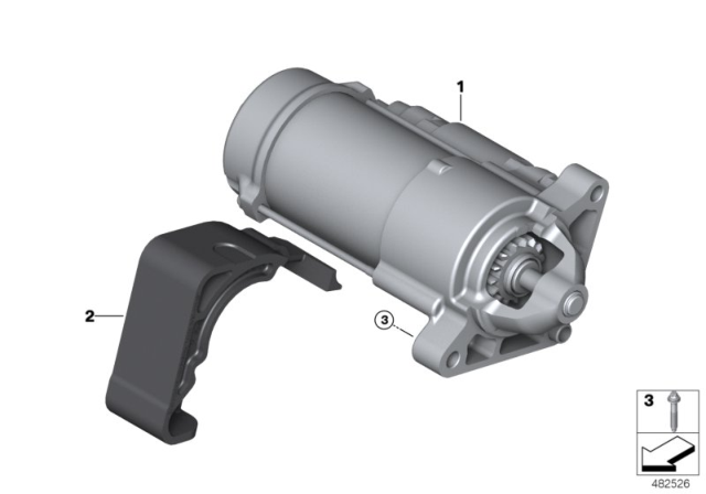 2020 BMW 228i xDrive Gran Coupe Starter Diagram