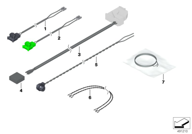 2014 BMW i3 Repair Scopes, Airbag Diagram