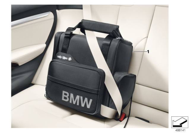 2007 BMW 328xi Cool Bag Diagram