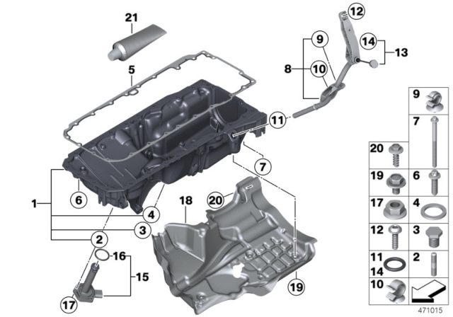 2015 BMW 740Ld xDrive Cover, Acoustic Diagram for 11148512651
