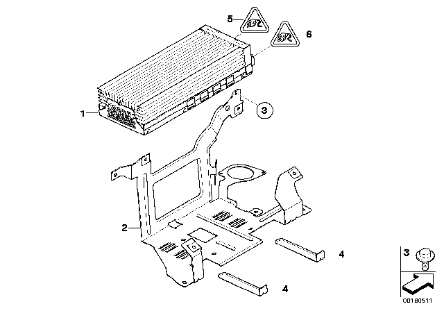 2010 BMW 328i xDrive Amplifier Diagram 1