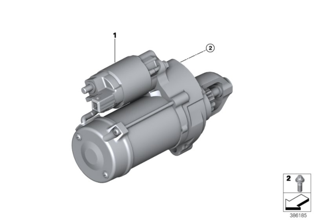 2018 BMW X5 Starter Diagram