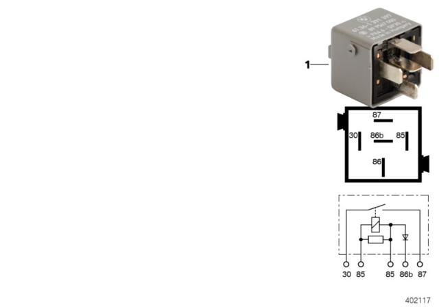 1995 BMW 325i Relay, Diode Relay Diagram