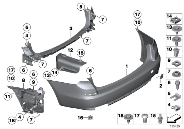 2011 BMW 535i GT Mount, Rear Right Diagram for 51127201218