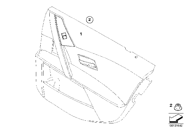 2006 BMW M5 Window Lifter Switch Diagram 2