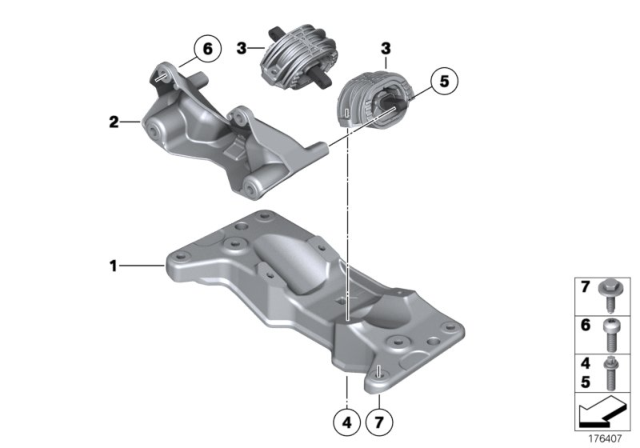 2017 BMW 650i Gearbox Suspension Diagram