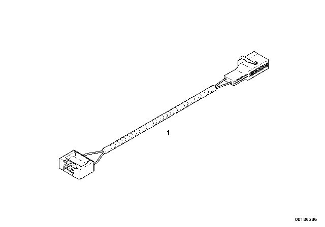 2006 BMW 325i Conversion, Headlights Xenon LCI Diagram