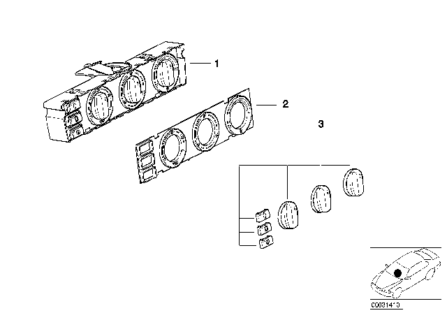 2002 BMW 525i Air Conditioning Control Diagram