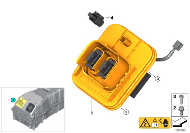 2014 BMW i8 High-Voltage Accumulator Diagram 3