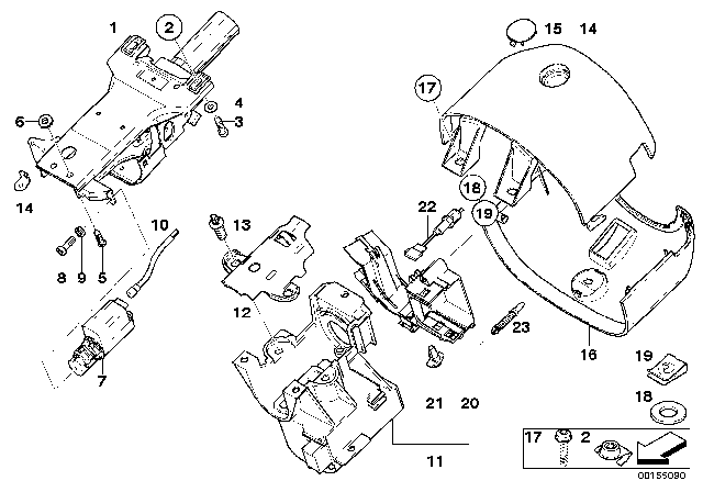 CARBON PIN Diagram for 32318025849