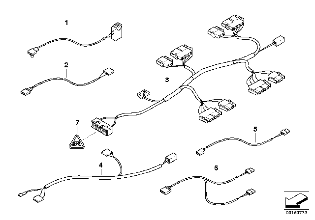 2003 BMW 325i Wiring Set Seat Diagram