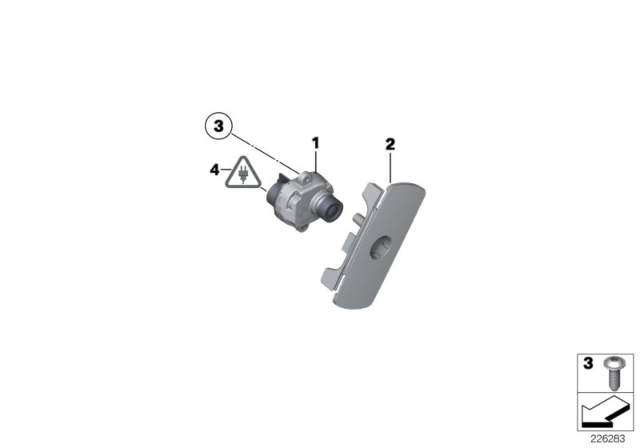 2011 BMW 535i GT xDrive Side View Camera Diagram