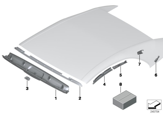 2017 BMW 650i Soft Top Diagram 3