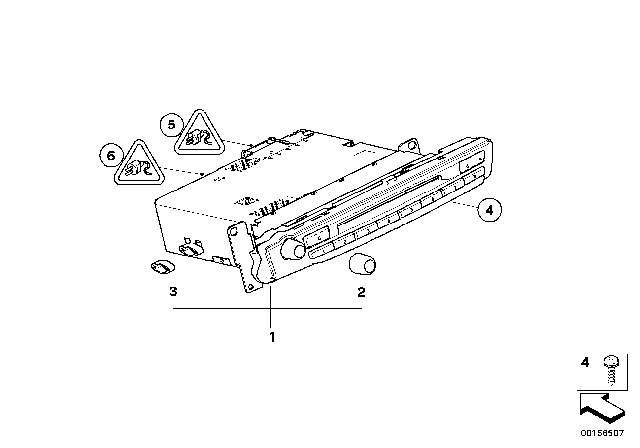 2013 BMW X6 Button Diagram for 65126966509