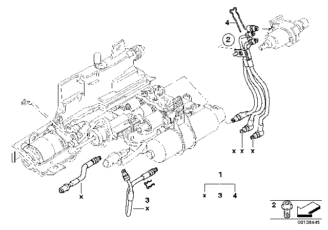 2001 BMW 330Ci Hydraulic Pipes (GS6S37BZ(SMG)) Diagram