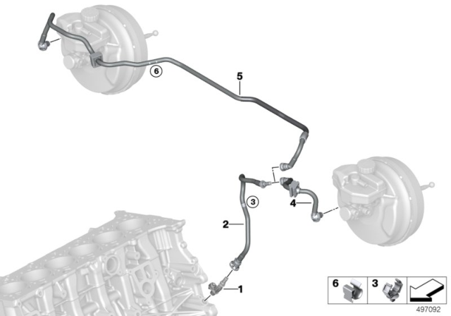 2020 BMW X3 M NON-RETURN VALVE Diagram for 11668092846