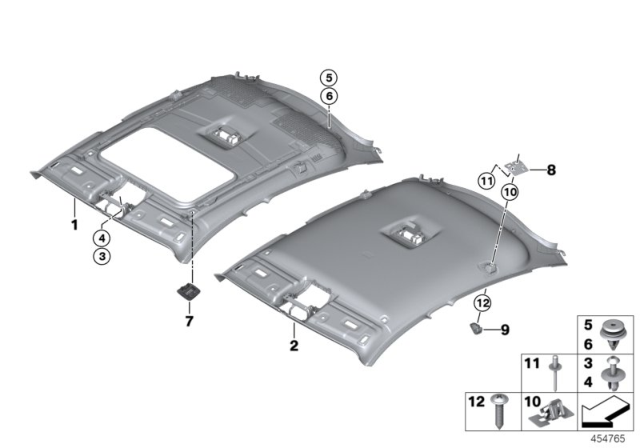 2017 BMW X4 Coat Hook Diagram for 51167389259