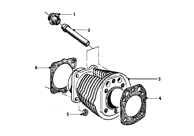 1958 BMW Isetta Cylinder Diagram