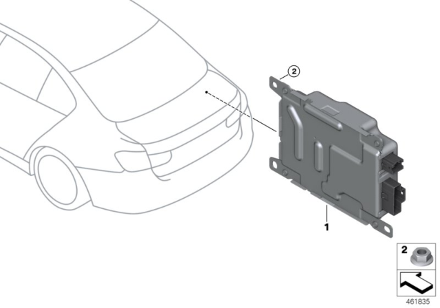 2017 BMW 330e Battery Charging Module / BCU150 Diagram