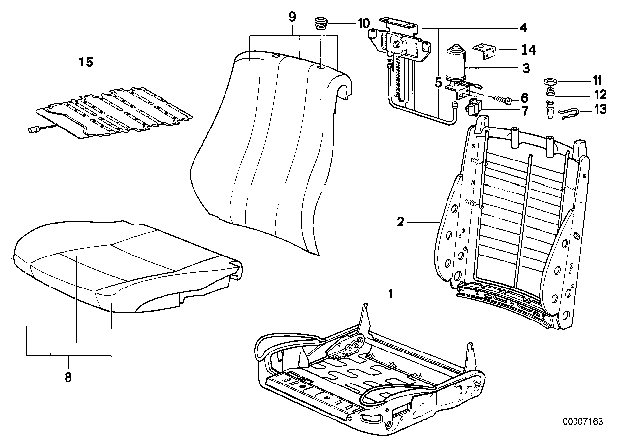 1989 BMW 525i BMW Sports Seat Frame Electrical Diagram