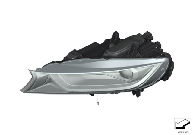 2014 BMW i8 Retrofitting Laser Light Diagram