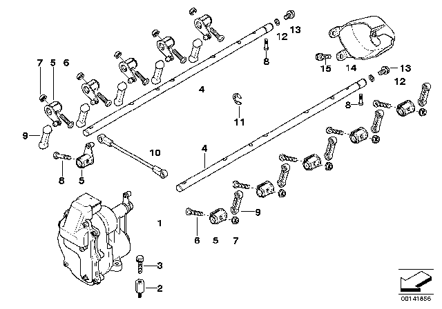 2007 BMW M6 Cover Diagram for 13547834067