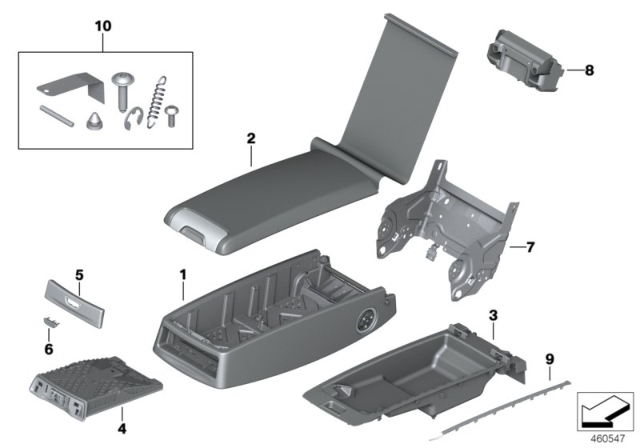 COVER, CUP HOLDER Diagram for 52207407717