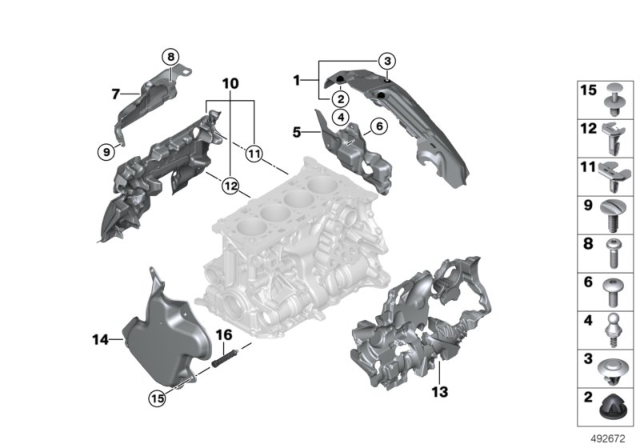 2020 BMW 530i Engine Acoustics Diagram