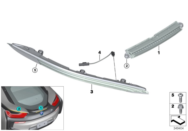 2017 BMW i8 Adapter Lead Diagram for 63237380657