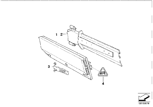 1994 BMW 530i Control Unit Air Conditioning / Limit Switch Diagram