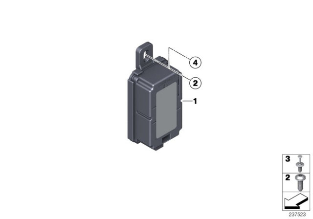 2016 BMW M6 Radio Remote Control Receiver Diagram