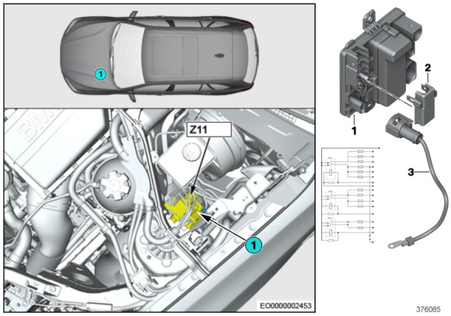 2017 BMW X4 Integrated Supply Module Diagram