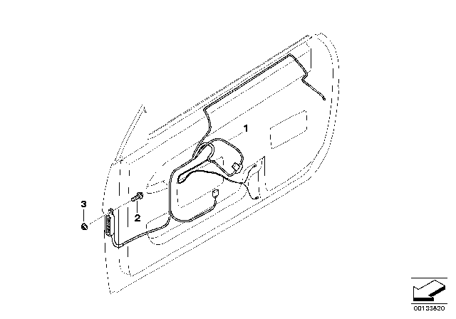 2007 BMW M6 Door Cable Harness Diagram