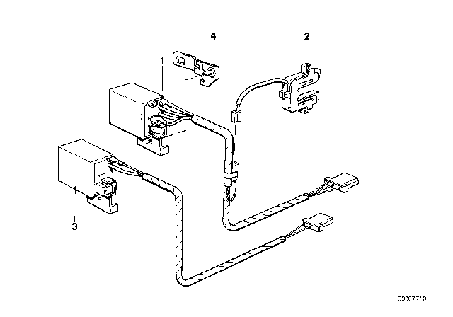 1989 BMW 325i Door Lock Heating Diagram