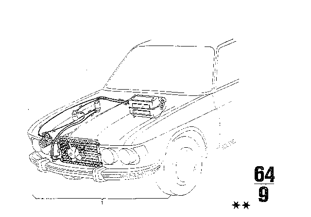 1972 BMW Bavaria Air Conditioning Diagram 11