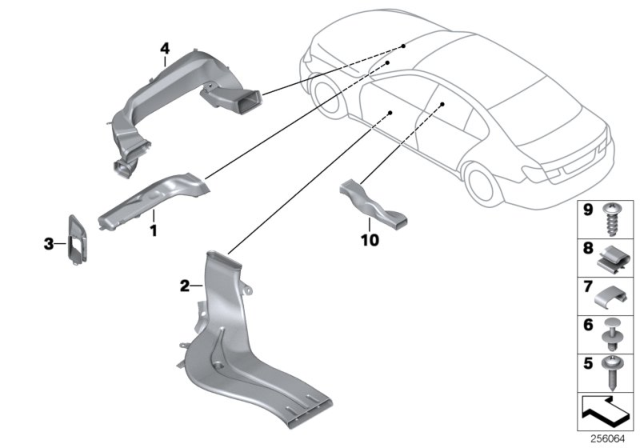 2007 BMW 750Li Fillister Head Screw Diagram for 51457018351