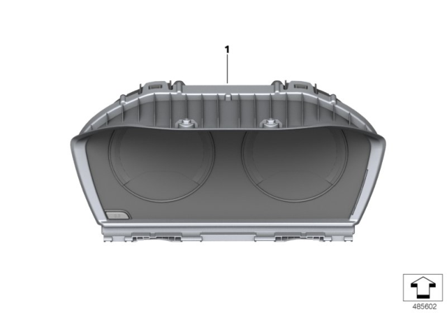 2019 BMW M240i xDrive Instrument Cluster Diagram for 62108710829