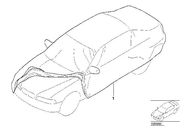 1997 BMW Z3 Cover Diagram 2