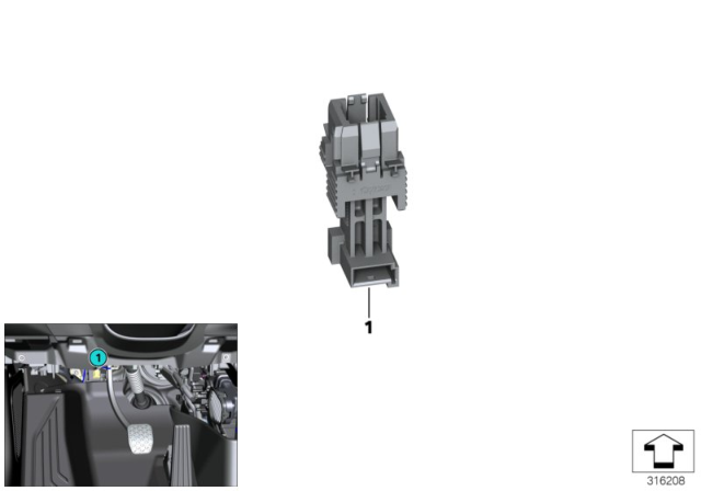 2020 BMW i3s Switch, Brake Light Diagram