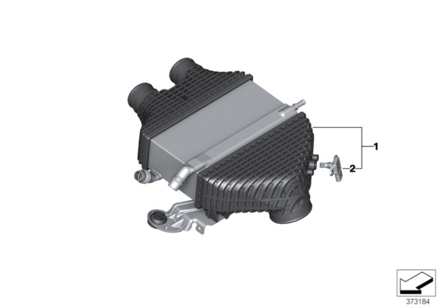 2015 BMW M4 Charge - Air Cooler Diagram