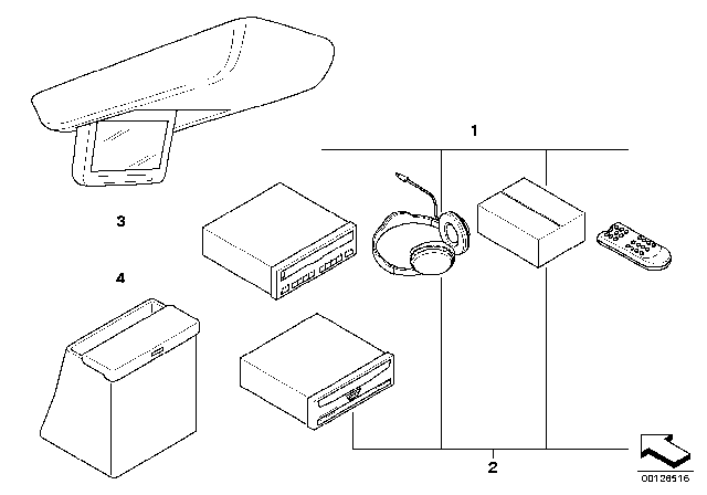 2006 BMW X5 Entertainment Systems Diagram