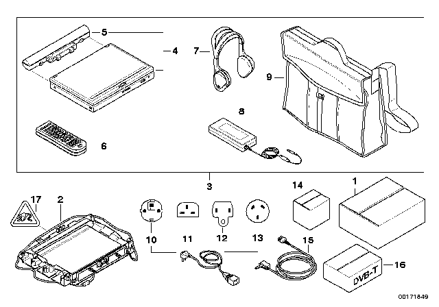 2003 BMW X5 DVD-System Diagram 4