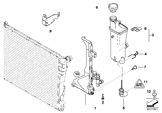 2003 BMW X5 Expansion Tank, Manual Gearbox Diagram