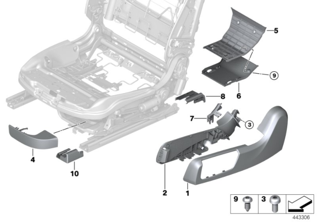 2016 BMW M4 Seat, Front, Seat Panels, Electrical Diagram