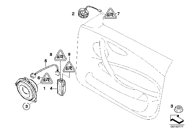 2007 BMW 335i Individual Audio System Diagram 1